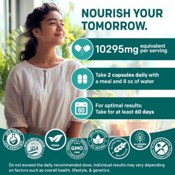 Suplemento 5 en 1 Ashwagandha con probióticos y magnesio