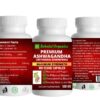 Suplemento Ashwagandha Behalal Organics 100 cápsulas