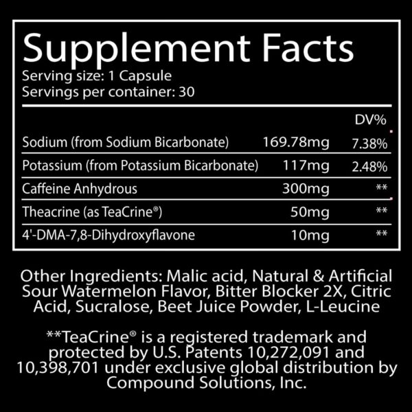 Suplemento ATP Troponin Nutrition para aumento enfoque y energia