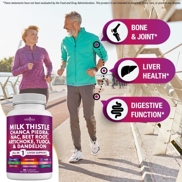 botella suplemento new age 120 cápsulas detox