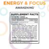 Suplemento Awakening natural para energía y enfoque mental