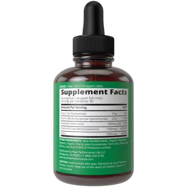 Suplemento B Complex gotas líquidas con alta absorción