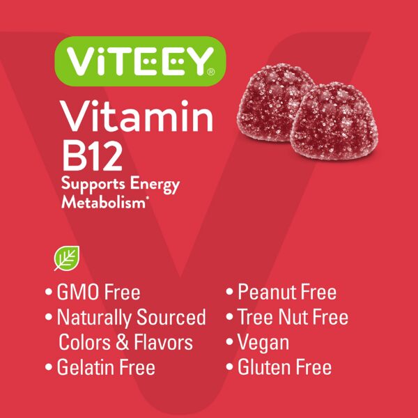 Version 1.0.0 Gomitas vitamina b12 naturales para energía viteey