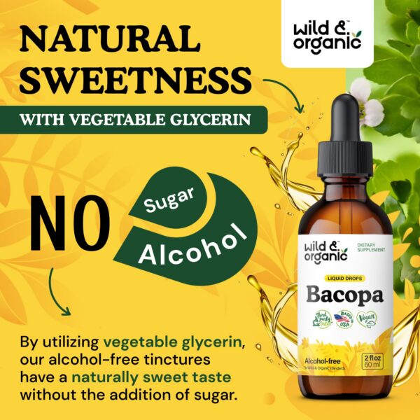 Suplemento bacopa natural para calma y concentración