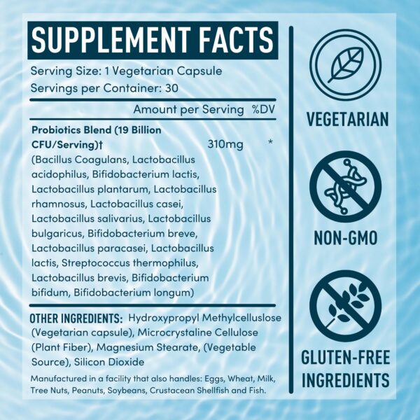 Suplemento balance probiótico femenino de alta potencia 30 unidades