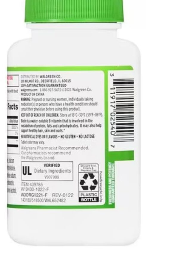 Suplemento para belleza integral con biotina y queratina