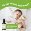 Suplemento Benevolent melatonina 3mg líquido para dormir