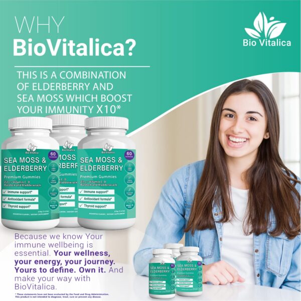 Suplemento BIO VITALICA con vitaminas para energía e inmunidad