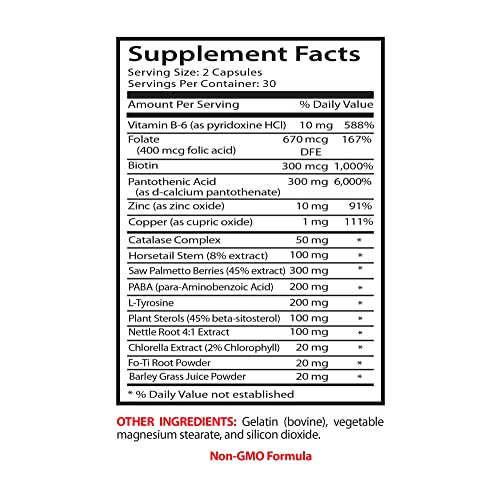 Suplemento de biotina para cabello piel y uñas