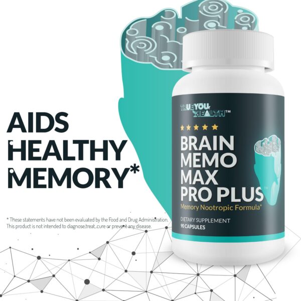 Suplemento Brain Memo Max Pro Plus para energía mental