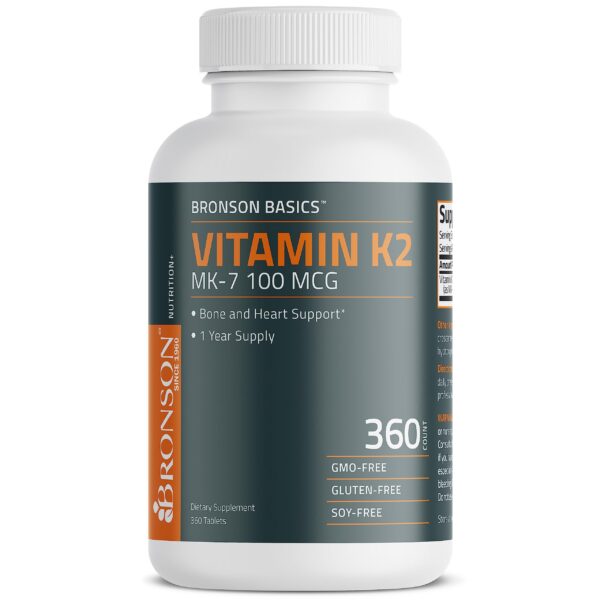 Version 1.0.0 Suplemento Bronze vitamina K2 para huesos resistente y fuerte