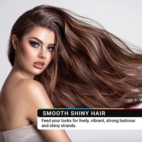 Suplemento para cabello y uñas sin azúcar con queratina y biotina