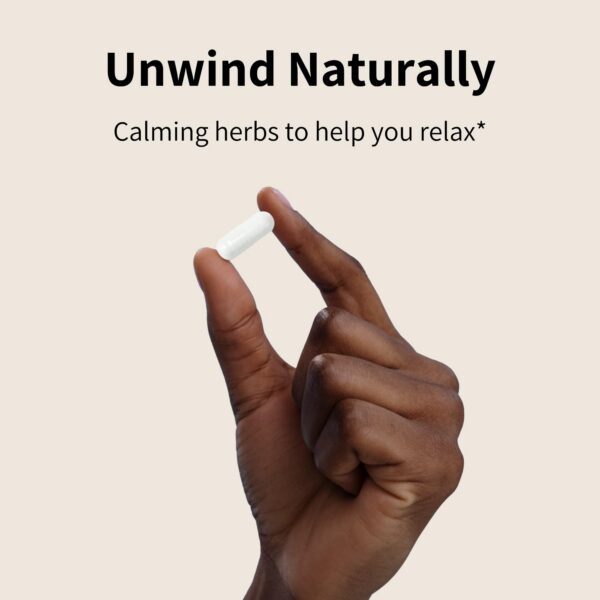 Suplemento Capsulas Calm y Sleep para relajación y estrés