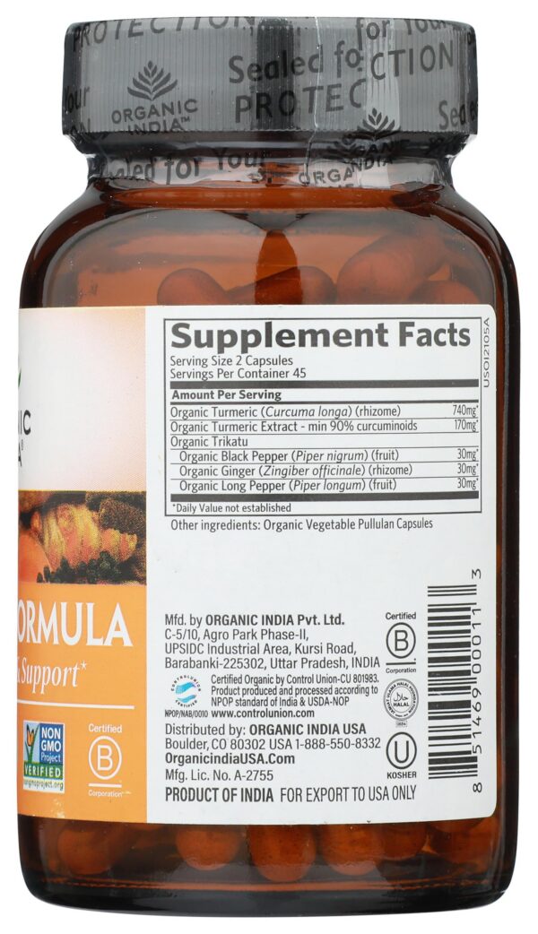 Suplemento cápsulas cúrcuma y antioxidantes para salud cardiovascular