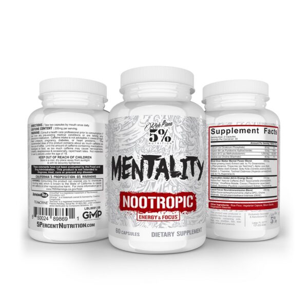 Suplemento cápsulas para rendimiento mental y memoria