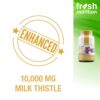 Suplemento cardo mariano Fresh Nutrition 10,000mg en cápsulas