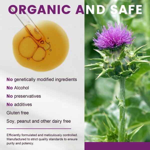 Suplemento cardo mariano orgánico vegano sin gluten ni aditivos