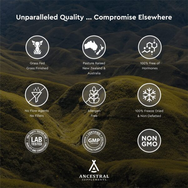 Suplemento de cerebro de res Ancestral Supplements