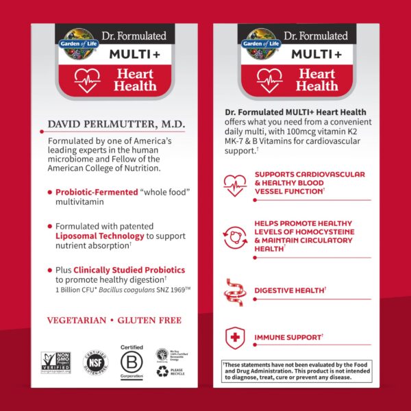 Version 1.0.0 Suplemento certificado non-GMO y libre de gluten Garden of Life