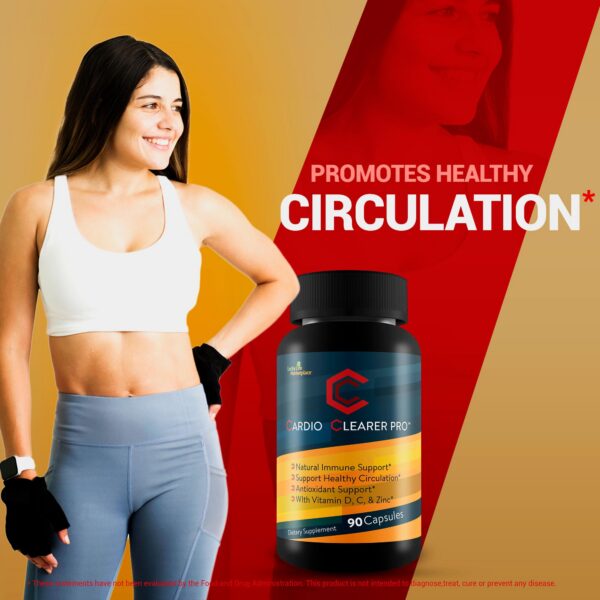 Suplemento circulación sanguínea CC Cardio Clearer Pro frasco