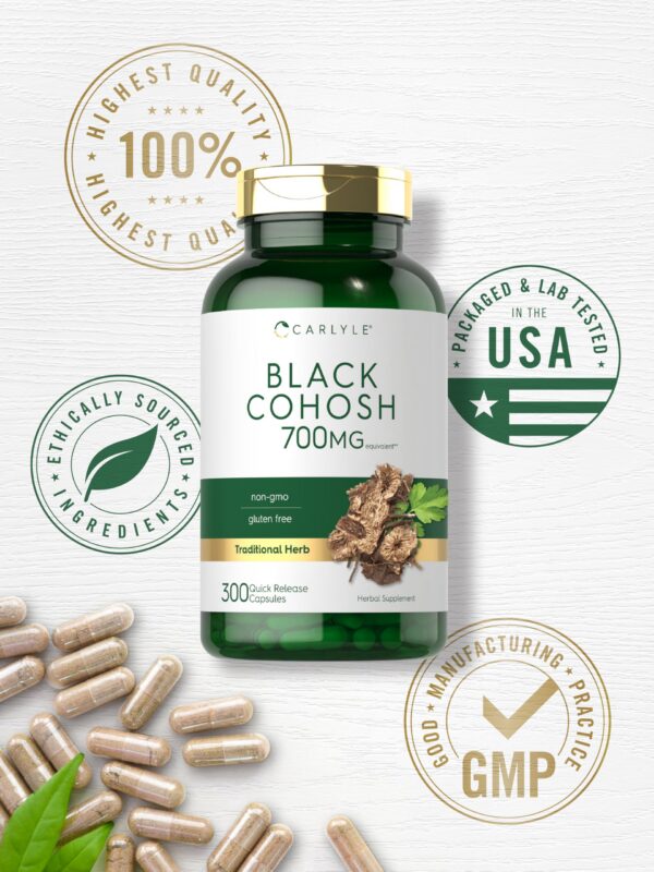 Version 1.0.0 Suplemento Cohosh Negro 700 mg sin gluten ni OGM