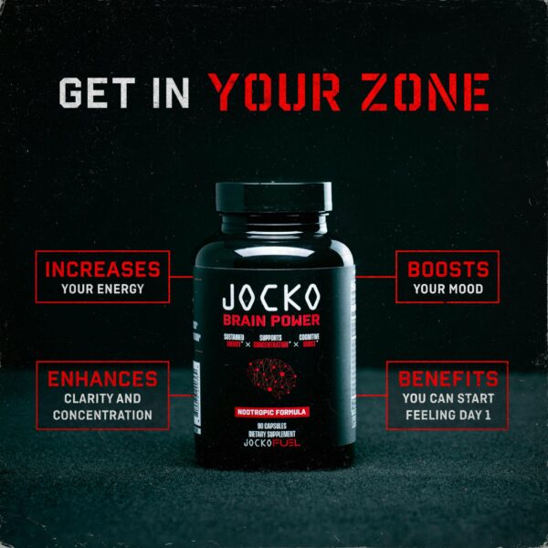 Suplemento para la concentración y memoria Jocko Fuel Brain Power
