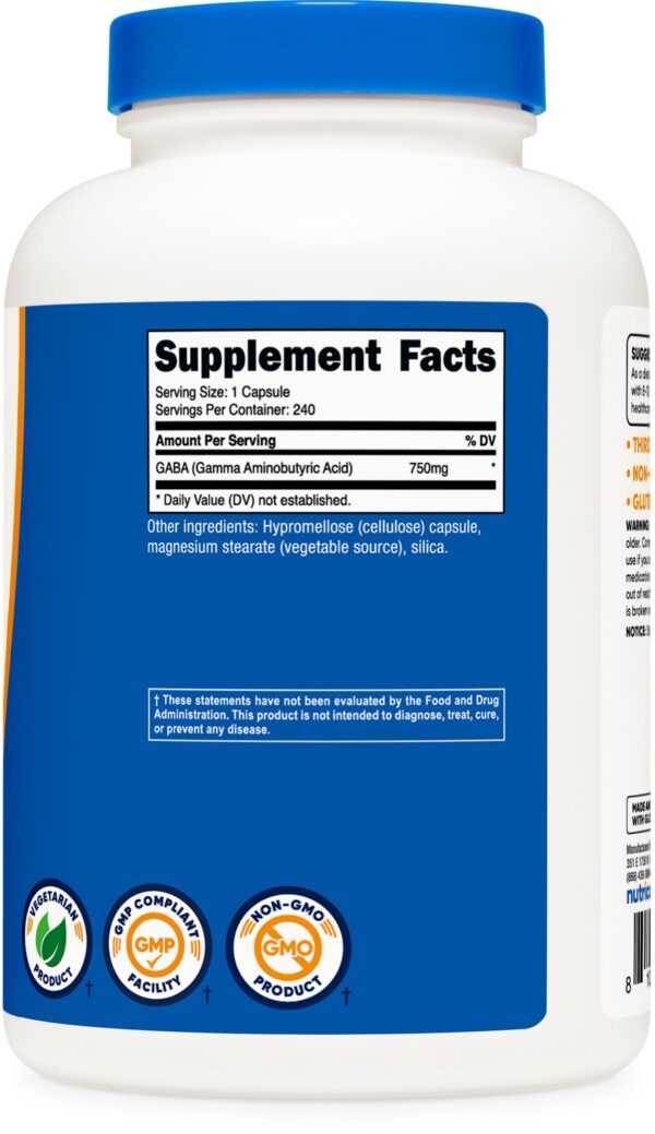 Suplemento confiable y manufactura certificada Nutricost