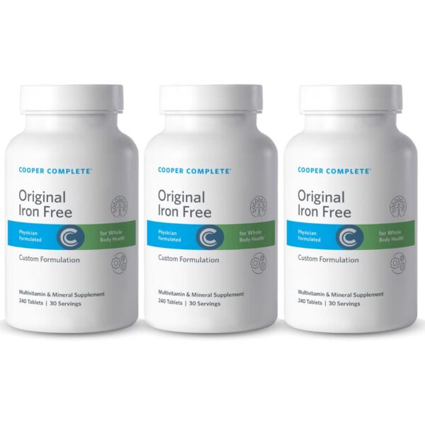 suplemento cooper complete multivitaminico 240 tabletas pack 3