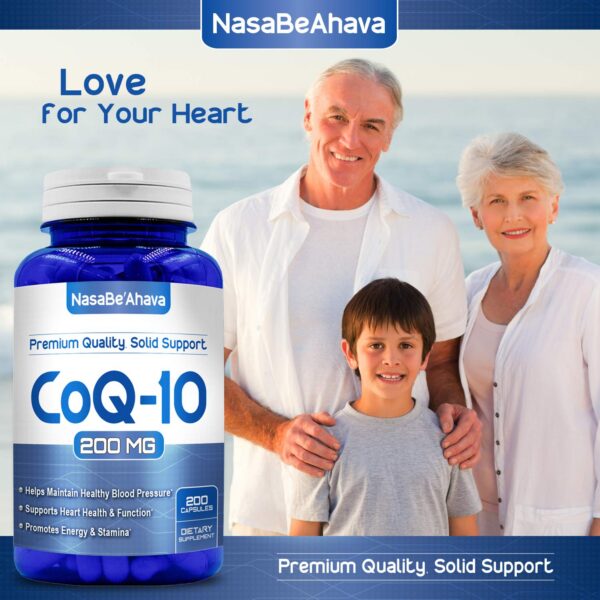 Suplemento CoQ10 NasaBeahava calidad premium y vegano