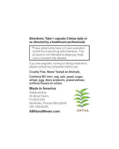 Suplemento de corteza de neem para humanos y mascotas