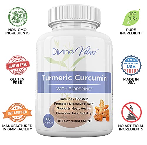 Suplemento de cúrcuma curcumina premium con BioPerine y jengibre