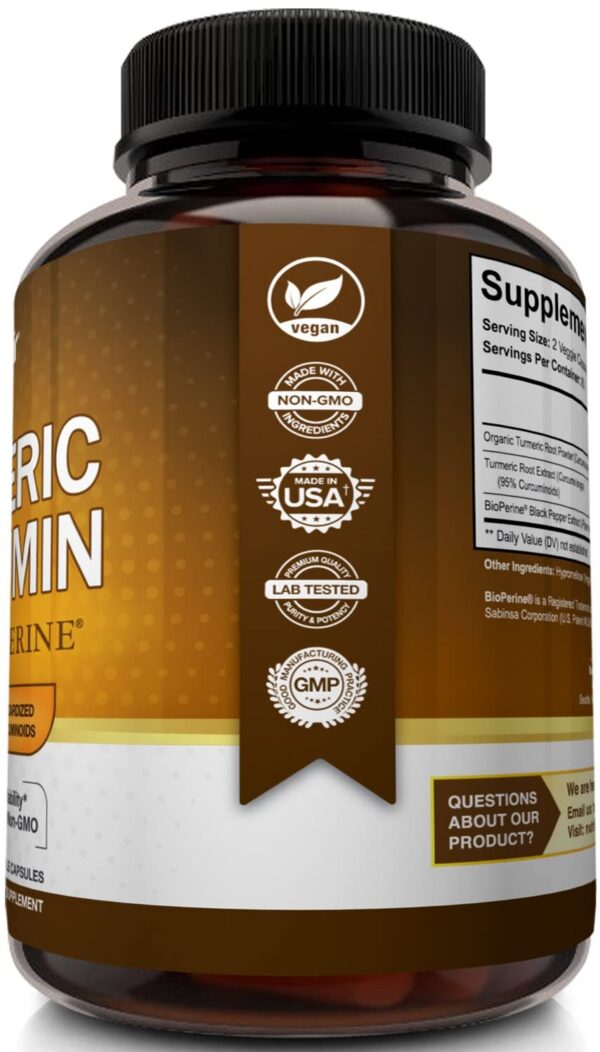 Suplemento de cúrcuma NutriFlair para salud y bienestar