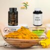 Suplemento cúrcuma curcumina SMSHEALTHPRODUCTS envase lateral