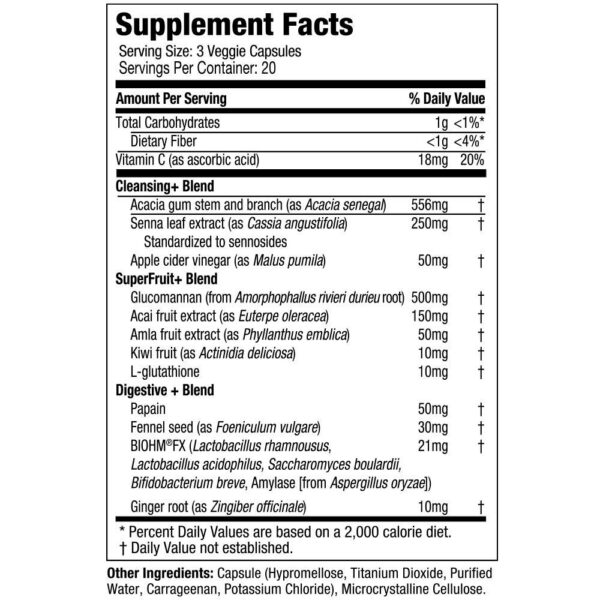 Suplemento detox con frutas açai, kiwi y amla Purely Inspired