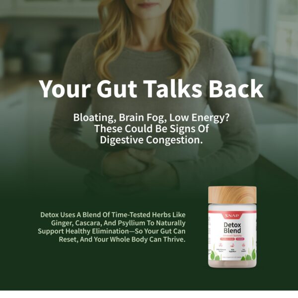 Suplemento detox Snap Supplements para limpiar y cuidar sistema digestivo