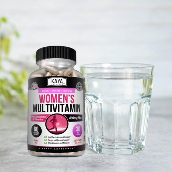 Version 1.0.0 Suplemento diario Kaya Naturals multivitaminas para mujer