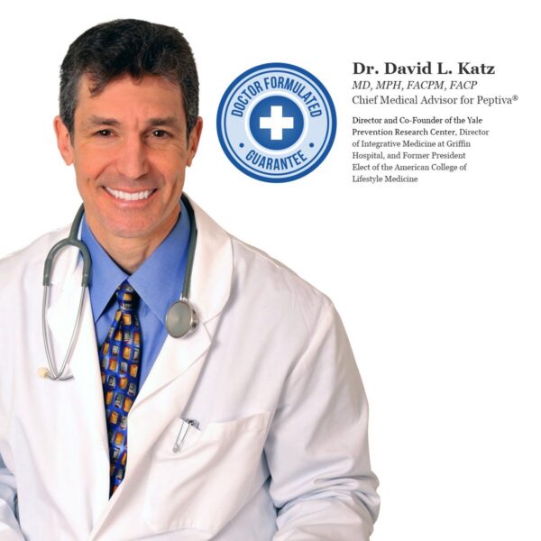 Suplemento diario Peptiva Advanced para hombres y mujeres