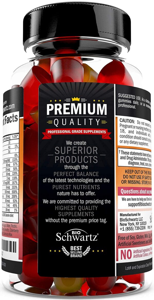 Suplemento dietético BioSchwartz gomitas multivitamínicas mujeres