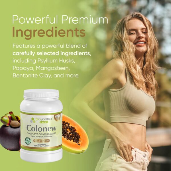 Suplemento digestivo natural limpieza colon Colonew