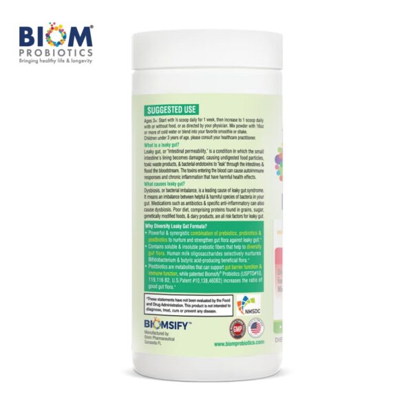 Suplemento Diversify apoyo microbioma intestinal