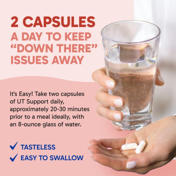 Suplemento D-mannosa con hierbas para salud urinaria femenina