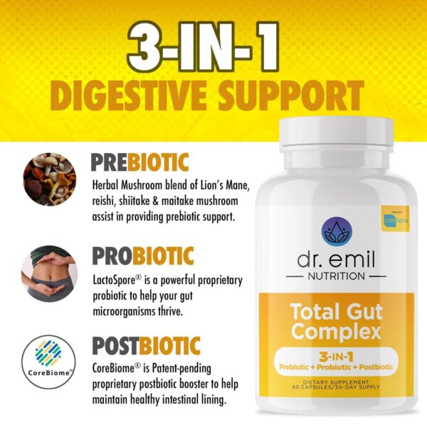 Suplemento DR. EMIL Capsulas para salud del sistema digestivo