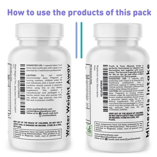 Version 1.0.0 Suplemento de electrolitos y diuréticos naturales Youth & Tonic