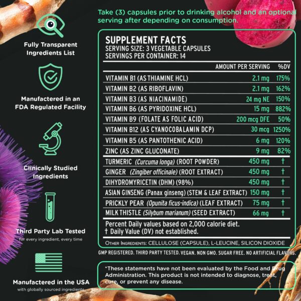 Suplemento para energía y desintoxicación en cápsulas fáciles de tomar