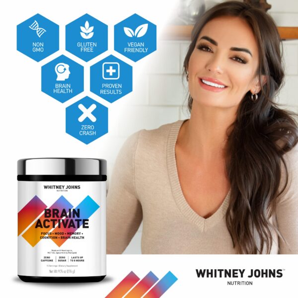 Suplemento enfocado en energía y memoria Whitney Johns 9.7 oz