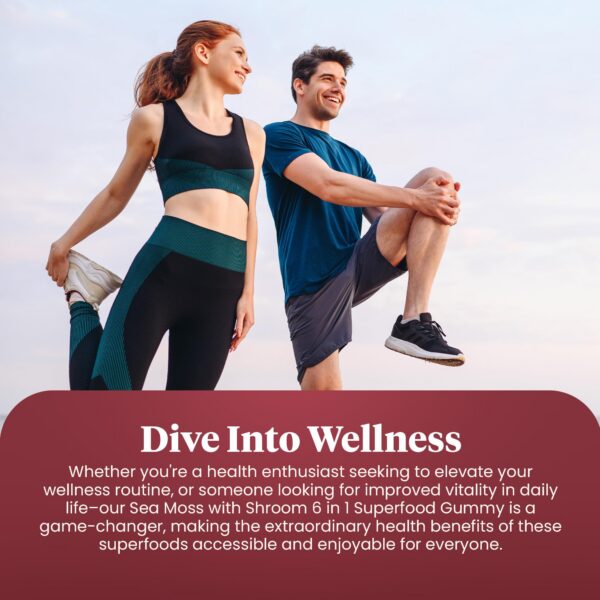 Suplemento natural energy boosting con musgo y hongos