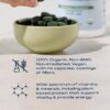 Suplemento espirulina BioOptimal orgánico tabletas