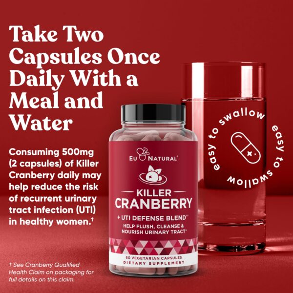 Suplemento Eu Natural UTI defensa con arándano y extractos clínicos