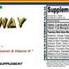 Suplemento EXTREMELY NATURALS HEMOAWAY 60 tabletas para hemorroides