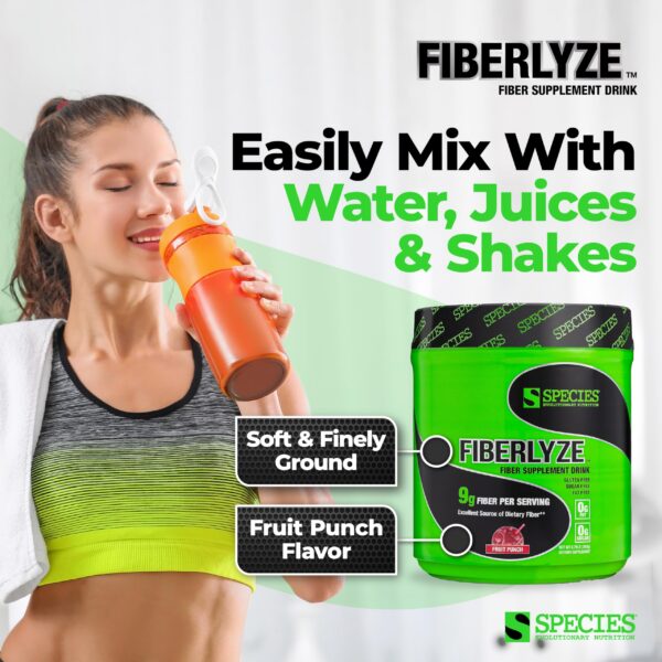 Suplemento de fibra insoluble y soluble Fiberlyze